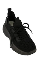 Womens Textured Knit Platform Athletic Sneakers, 10