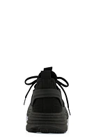Womens Textured Knit Platform Athletic Sneakers, 10