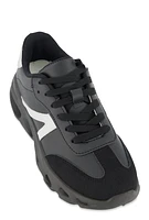 Womens Cut Out Sole Lace Up Sneakers,