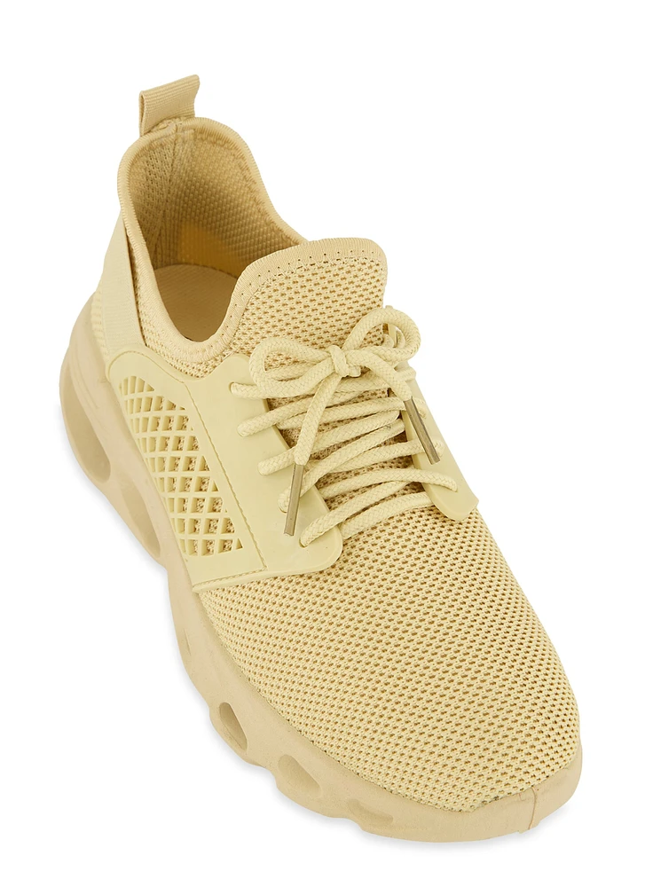 Womens Cut Out Sole Athletic Sneakers,