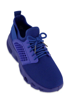 Womens Cut Out Sole Athletic Sneakers, 9