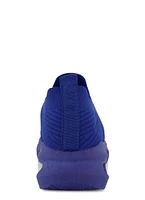 Womens Cut Out Sole Slip On Sneakers, Blue, Size 9