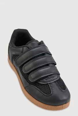 Womens Triple Velcro Strap Sneakers,