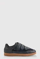Womens Triple Velcro Strap Sneakers,