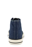 Womens Canvas High Top Lace Up Sneakers,