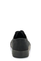 Womens Canvas Cap Toe Low Top Lace Up Sneakers, Black, Size 9