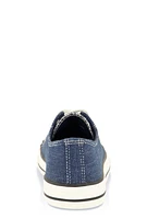 Womens Canvas Cap Toe Low Top Lace Up Sneakers, 7.5