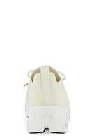 Womens Textured Knit Cut Out Sole Slip On Sneakers,