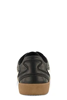 Womens Quilted Lace Up Sneakers, Black,