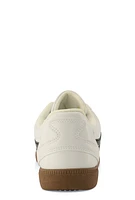 Womens Quilted Lace Up Sneakers, White, Size 9