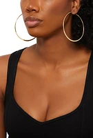 Womens Metallic Assorted Stud and Hoop Earrings Set of 12,