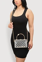 Womens Clear Box Purse, Clear