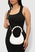 Womens Convertible Jelly Handbag, White