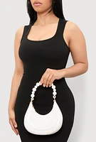 Womens Convertible Jelly Handbag, White