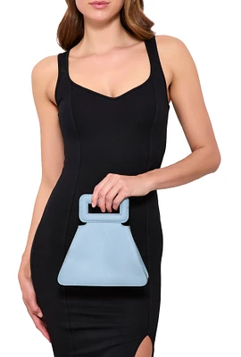 Womens Square Handle Convertible Crossbody Bag, Blue