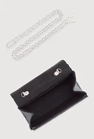 Womens Rhinestone Bow Top Handle Handbag,