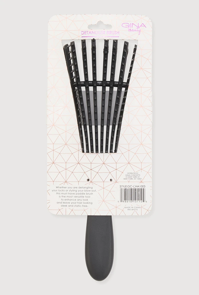 Womens Detangler Hair Brush, Black