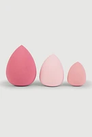 Womens Infused Makeup Sponge Trio, Pink