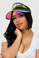 Womens Iridescent Visor,