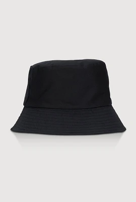 Womens Reversible Bucket Hat, Black
