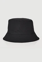 Womens Reversible Bucket Hat, Black