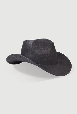 Womens Western Cowboy Hat, Black