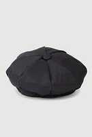 Womens Cabbie Hat, Black
