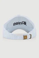 Womens Blessed Backless Baseball Cap, White