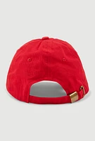 Womens Thou Shall Not Try Me Baseball Cap, Red