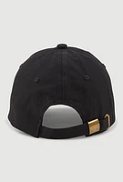 Womens Life Is Fantastic Baseball Cap, Black