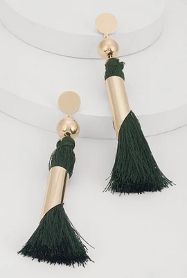 Womens Statement Tassel Earrings,