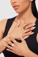 Womens Butterfly Cubic Zirconia Assorted Rings Set of 12,