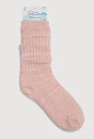 Womens Marled Slouch Boot Socks 2 Pack Size 4-10, Multi