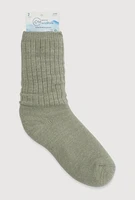 Womens Slouch Boot Socks 2 Pack Size 4-10, Multi