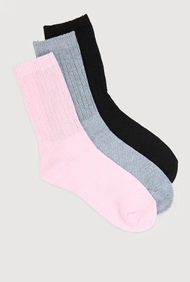 Womens Boot Socks 3 Pack Size 9-11, Multi, Size 9-11