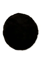 Womens Faux Fur Beret, Black