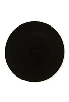 Womens Wool French Beret, Black