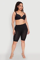Womens Plus Basic Plunge Bra, Black,