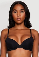 Womens Basic Plunge Bra, Black, Size 34B