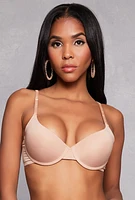 Womens Basic Plunge Bras 2 Pack, Multi,
