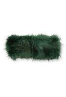 Womens Faux Fur Headband, Green