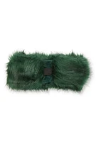 Womens Faux Fur Headband, Green