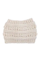 Womens Knitted Headband, White