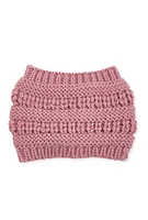 Womens Knitted Headband, Pink