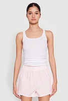 Womens Sleep Shorts 2 Pack, Pink, Size M
