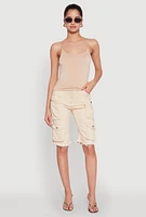 Womens Double Layered Cropped Cami,
