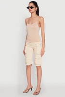 Womens Double Layered Cropped Cami,