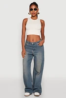 Womens Seamless Cable Knit Crop Tank Top,