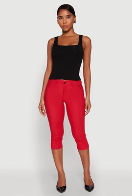 Womens Double Layer Square Neck Tank Top,