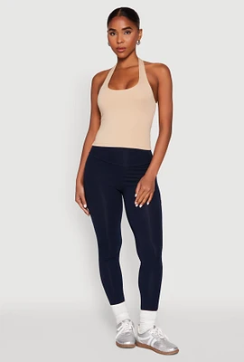 Womens Basic Halter Top,